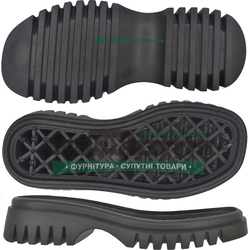 70062 PU р. 36-41  цв. Черный  Подошва женская