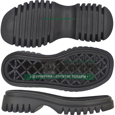 70062 PU р. 36-41  цв. Черный  Подошва женская