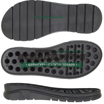 70076 PU р. 36-41  цв. Черный  Подошва женская