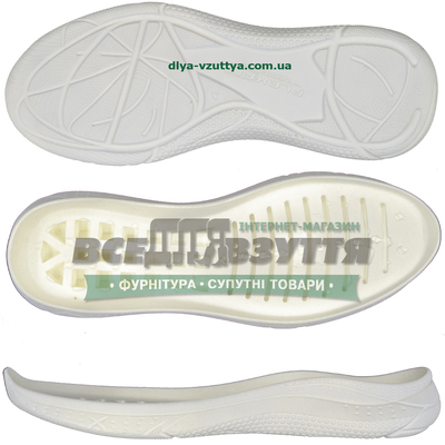 7271 PU Белая р.36-41 Подошва женская  