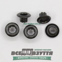 Блочка под шнурок Ø 3,5 мм (3501) цв. Черный