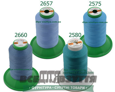 Нитки Tytan (ТИТАН) №60 Блакитний