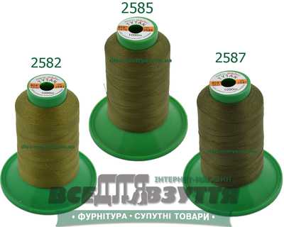 Нитки Tytan (ТИТАН) №60 Хакі