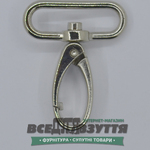 Карабин галантерейный 40мм (4000) цв. Хром