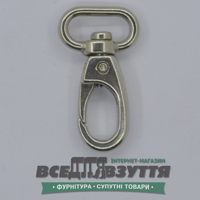 Карабин галантерейный 15мм (4020) цв. Хром