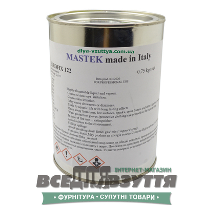 Клей Mastek Eurofix 122 (Италия) 0.75kg наирит