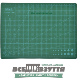 Коврик для раскройки кожи и ткани двухсторонний А4