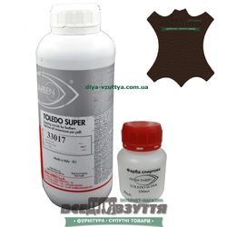 Краска для кожи KENDA FARBEN TOLEDO SUPER 100мл/1Л  темно-коричневый 33017