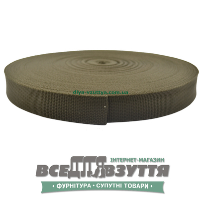 Лента ременная 30мм цв. Хаки