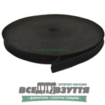 Лента ременная 20мм цв. Черный