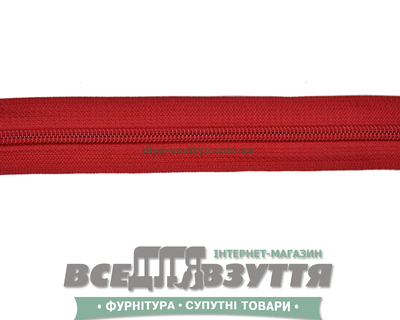 Блискавка №7метражна( червоний