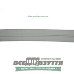 Молния обувная Т6 (№5)(метражная) светло-серая