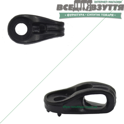 Петля под шнурок К778 цв. Черный