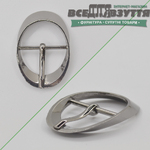 Пряжка для обуви (019041) 23,5мм цв. Темный никель