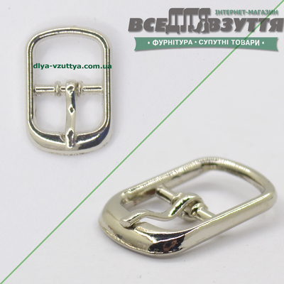 Пряжка для обуви (10154) 10,5мм цв. Хром