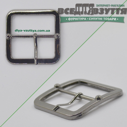Пряжка для обуви (22744) 31мм цв. Темный никель
