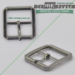 Пряжка для обуви (24184) 22мм цв. Темный никель