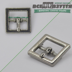 Пряжка для обуви (30417) 10,4мм цв. Темный никель