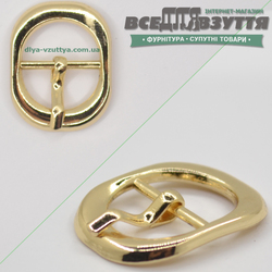 Пряжка для обуви (34128) 14,5мм цв. Золото
