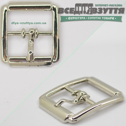 Пряжка для обуви (37838) 19мм цв. Хром