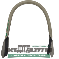 Ручки кожаные на сумку (59см)  цв. Серый