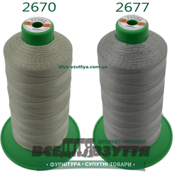 Нитки Tytan (ТИТАН) №15 (1500м) цв.Серый