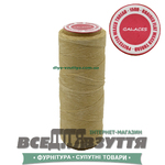 Шнур вощеный плоский 0,8 мм (150D)S016  цв. Бежевый