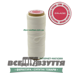 Шнур вощеный GALACES 1.0мм (210D) S000 цв.Белый