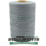 Шнур вощеный плоский 1.0мм 500м цв.Серый