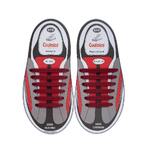 Силиконовые шнурки Coolnice 6+6 цв. Бордовый