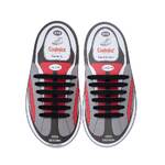 Силиконовые шнурки Coolnice 6+6 цв. Черный