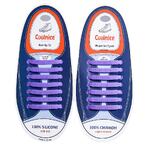 Силиконовые шнурки Coolnice 7+7 One Size цв. Фиолетовый