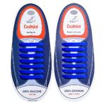 Силиконовые шнурки Coolnice 7+7 One Size цв. Синий