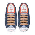 Силиконовые шнурки Coolnice 7+7 One Size цв. Бежевый