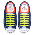 Силиконовые шнурки Coolnice 7+7 One Size цв. Желтый