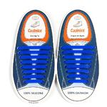 Силиконовые шнурки Coolnice 8+8 цв. Синий