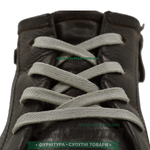 Шнурок вощеный плоский 2х5 (90см) светло-серый