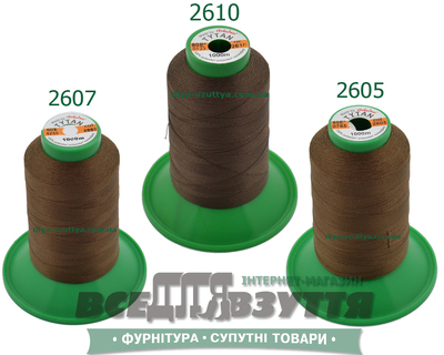 Нитки Tytan (ТИТАН) №60 Темно-коричневий