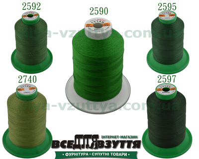 Нитки Tytan (ТИТАН) №40, 1000м) Зелений